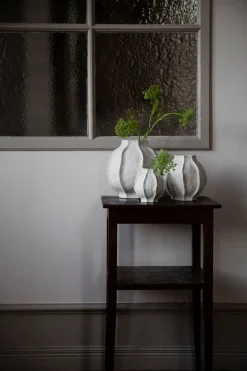 Online ERNST vase dented stripe, 14 cm Beige