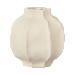 Vases^ERNST vase dented stripe, 10 cm Beige