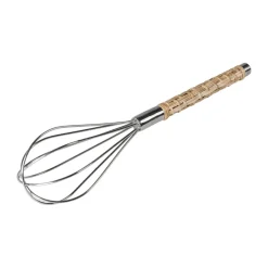 Hot ERNST whisk braided handle, Seagrass, 28 cm Beige