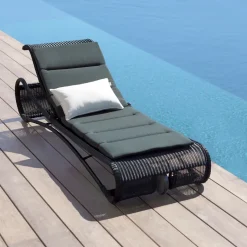 Seating^Cane-line Escape sun lounger, Black