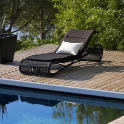 Seating^Cane-line Escape sun lounger, Black