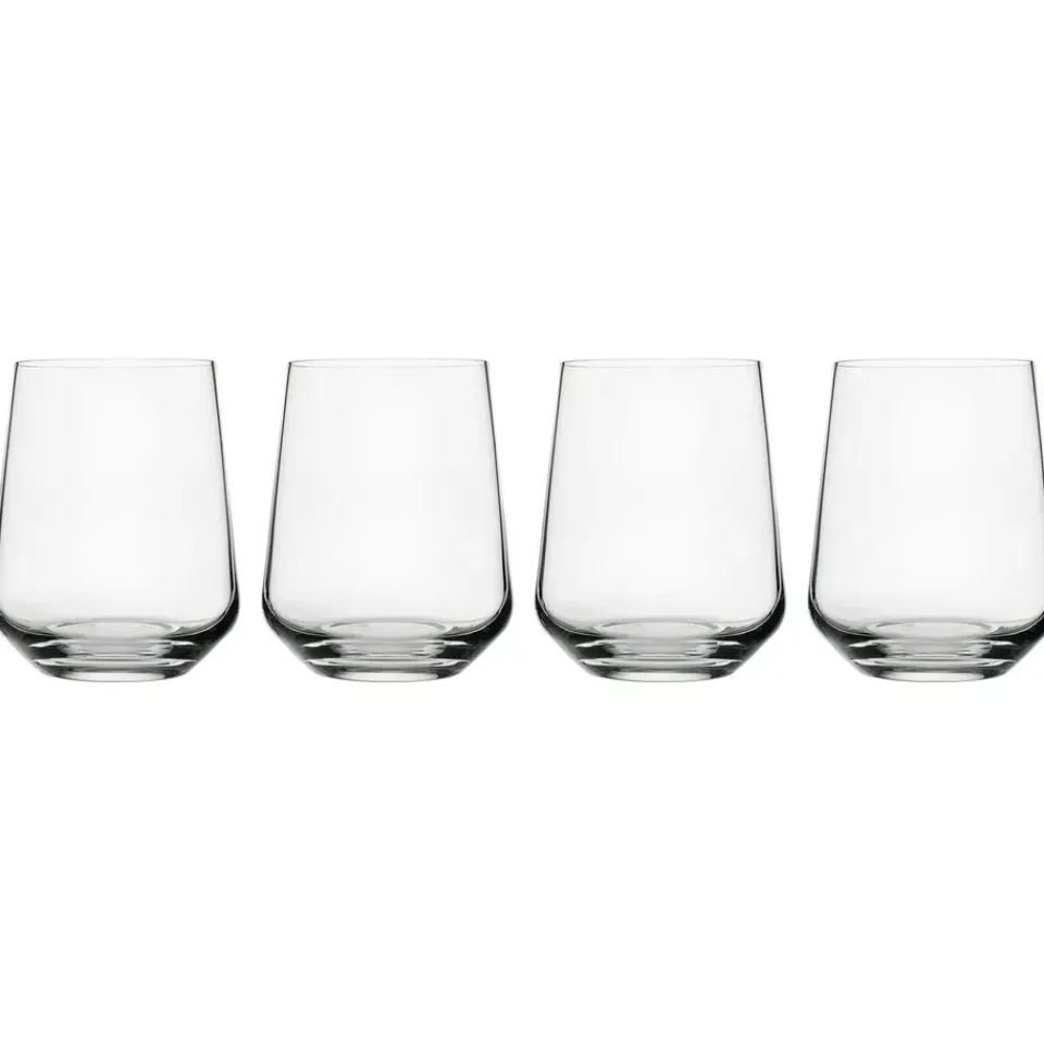 Drinking Glasses & Tumblers^Iittala Essence water glass 35 cl 4-pack, clear Transparent