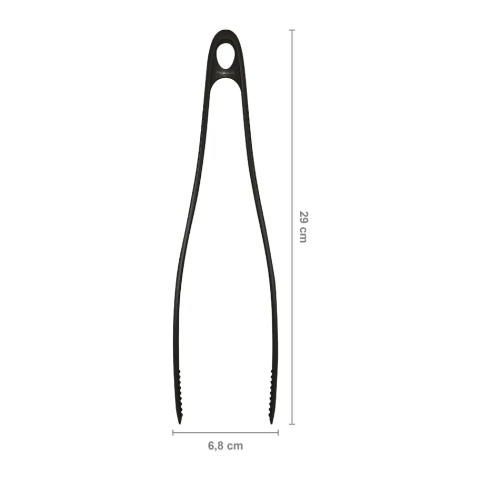 Tongs & Turners^Fiskars Essential tong-tweezers, 29 cm Black