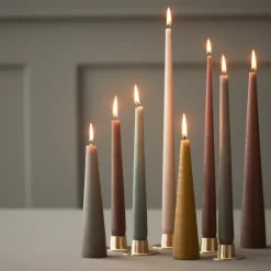 Best Ester & erik candle sticks matte 2-pack, Gold Gold-coloured