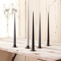Candle Holders^Ester & erik candle sticks smooth 2-pack, Black