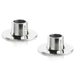 Discount Ester & erik candle sticks smooth 2-pack, Stainless steel Silver-coloured
