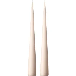 Candles^Ester & erik chandelier 37 cm 2-pack matte, Linen grey 22 Beige
