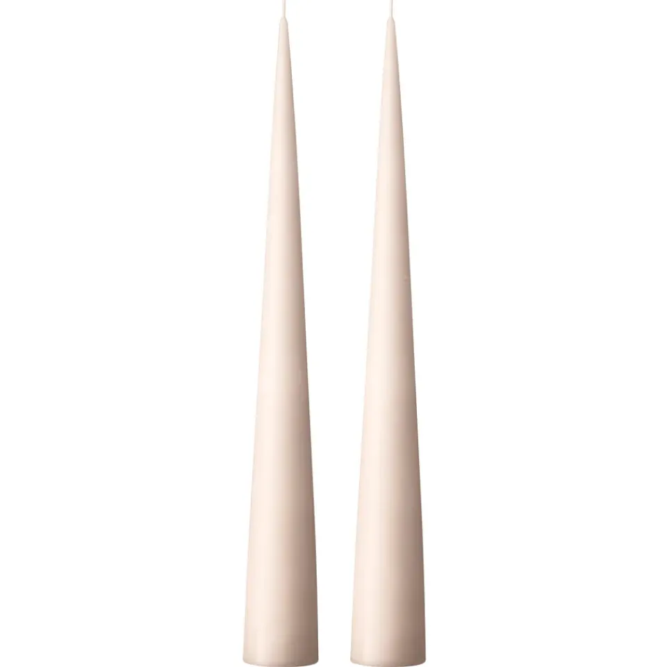 Candles^Ester & erik chandelier 37 cm 2-pack matte, Linen grey 22 Beige