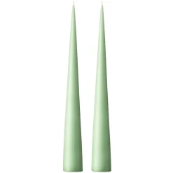 Candles^Ester & erik chandelier 37 cm 2-pack matte, Eucalyptus 66 Green