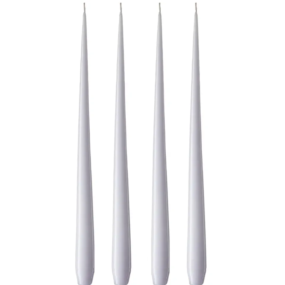Candles^Ester & erik light 4-pack lacquered, Airy violet 12-0, 32 cm Purple