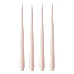 Candles^Ester & erik light 4-pack lacquered, Rosewater 51-0, 32 cm Pink