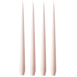 Candles^Ester & erik light 4-pack matte, Rosewater 51, 32 cm Pink