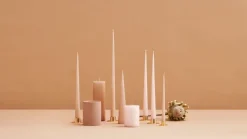 Candles^Ester & erik light 4-pack matte, Rosewater 51, 32 cm Pink