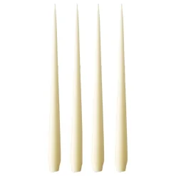 Candles^Ester & erik light 4-pack matte, Buttermilk 17, 32 cm Yellow