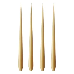 Candles^Ester & erik light 4-pack matte, 14/2, 42 cm Beige