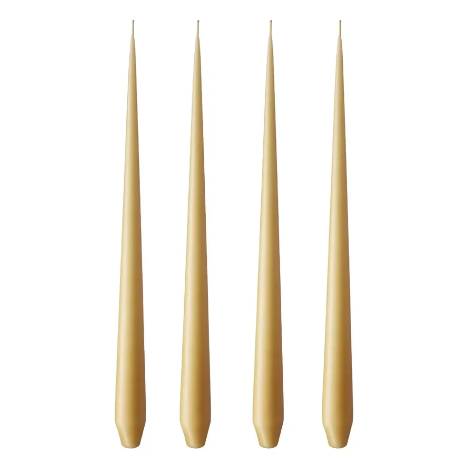 Candles^Ester & erik light 4-pack matte, 14/2, 42 cm Beige