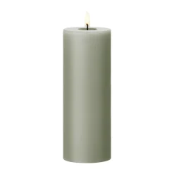 Sale Ester & erik pillar candle LED, 69 Artichoke, 20 cm Green