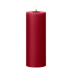 Outlet Ester & erik pillar candle LED, 36 Winter Berry, 20 cm Red