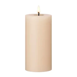 Led-Candles^Ester & erik pillar candle LED, 11 Ice Latte, 15 cm Beige