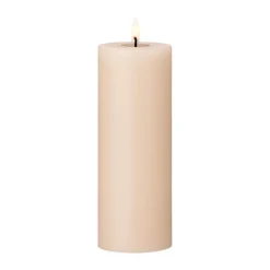 Led-Candles^Ester & erik pillar candle LED, 11 Ice Latte, 20 cm Beige