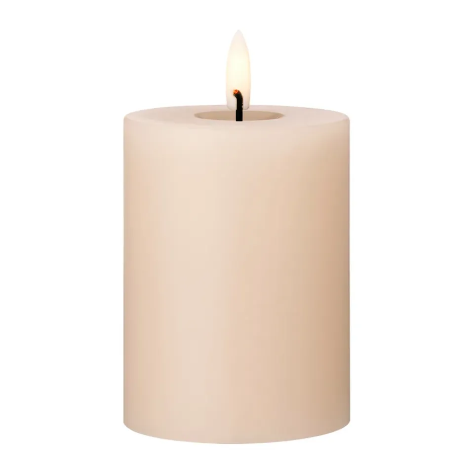 Online Ester & erik pillar candle LED, 11 Ice Latte, 10 cm Beige