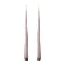 Best Ester & erik taper candle LED 2-pack, 52 Soft Rose , 30 cm Pink
