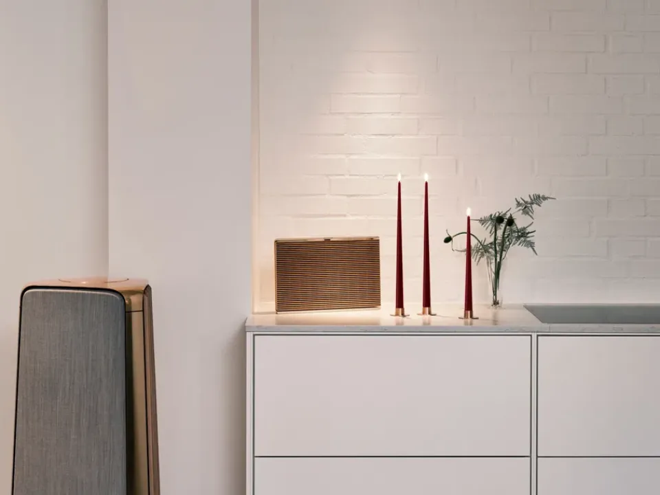 Outlet Ester & erik taper candle LED 2-pack, 44/2 Deep Wine , 30 cm Red