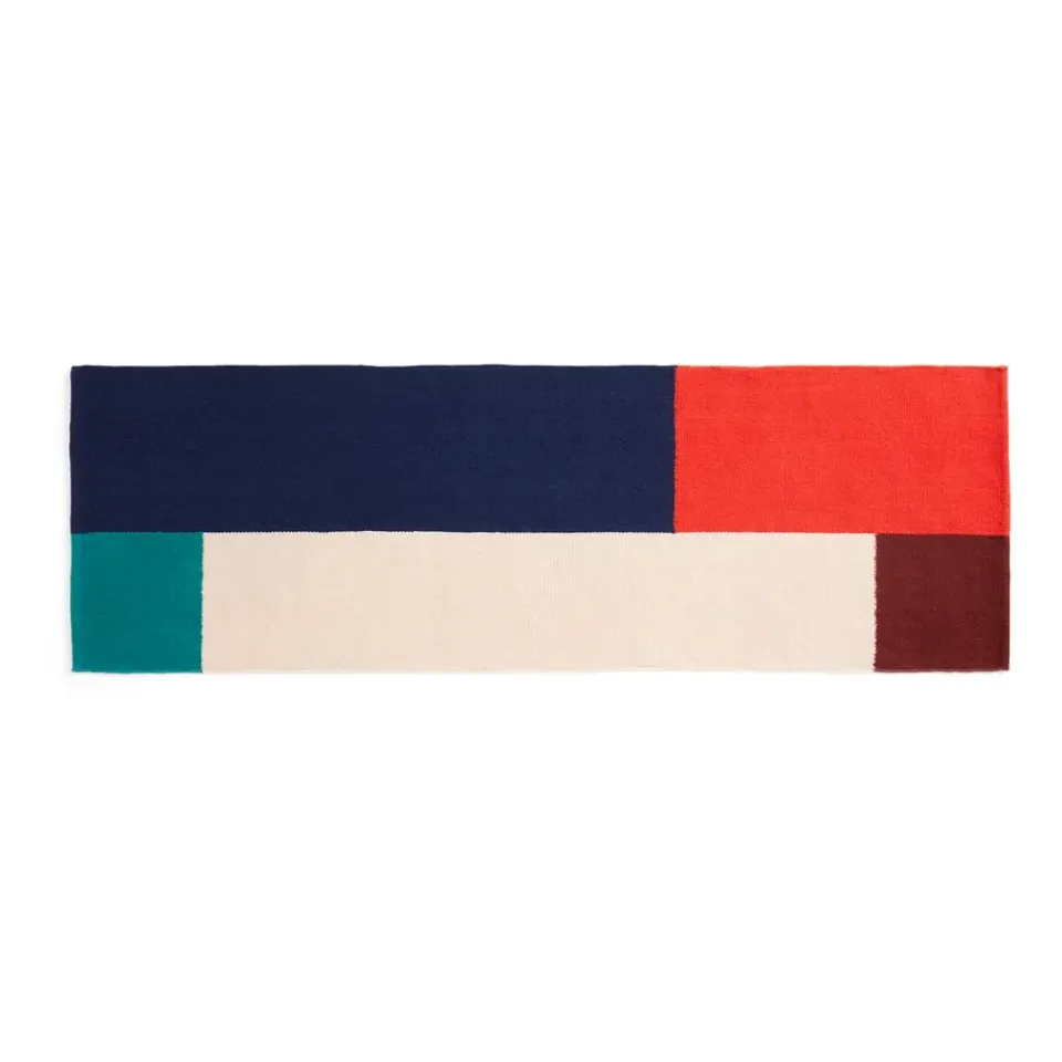Rug Runners|Woven Cotton Rugs^HAY Ethan Cook Flat Works rug 80x250 cm, Wave Multi