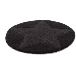 Round Rugs^Etol Design Etol star rug round, Black