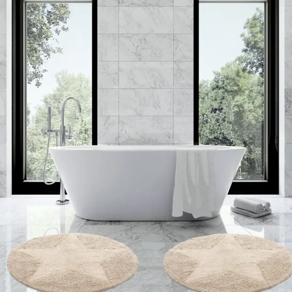 Best Etol Design Etol star rug round, nature Beige