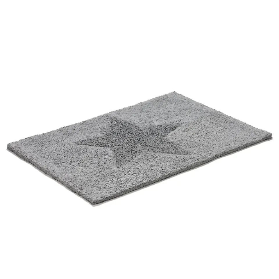 Bath Mats^Etol Design Etol star rug small, graphite Grey