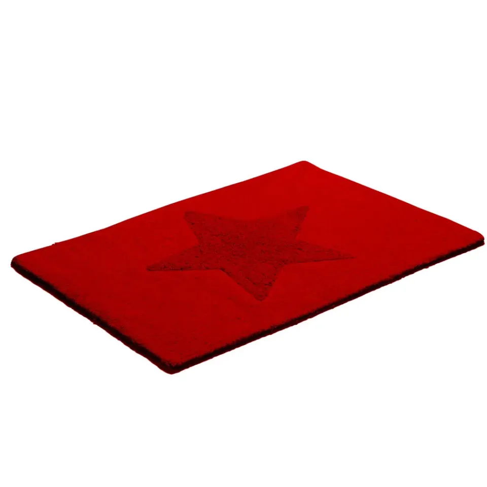 Bath Mats^Etol Design Etol star rug small, Red
