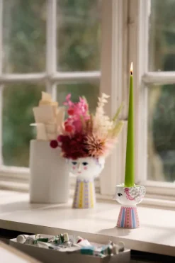 Online Bjørn Wiinblad Eva candlestick 9,5 cm, Pink