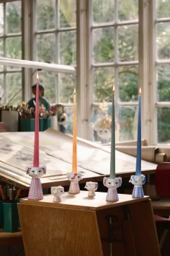 Online Bjørn Wiinblad Eva candlestick 9,5 cm, Pink