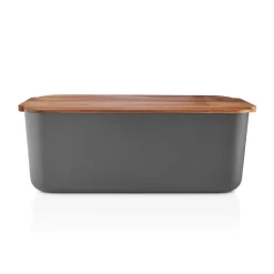 Bread Bins^Eva Solo bread box bamboo 42 cm, Elephant Grey