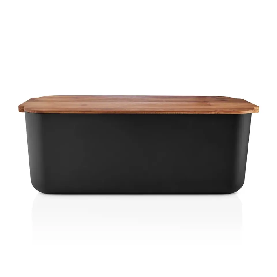 Sale Eva Solo bread box bamboo 42 cm, Black