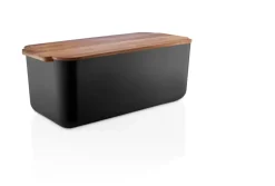 Sale Eva Solo bread box bamboo 42 cm, Black