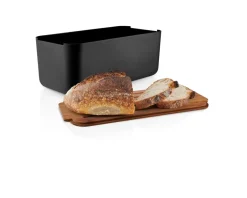 Sale Eva Solo bread box bamboo 42 cm, Black