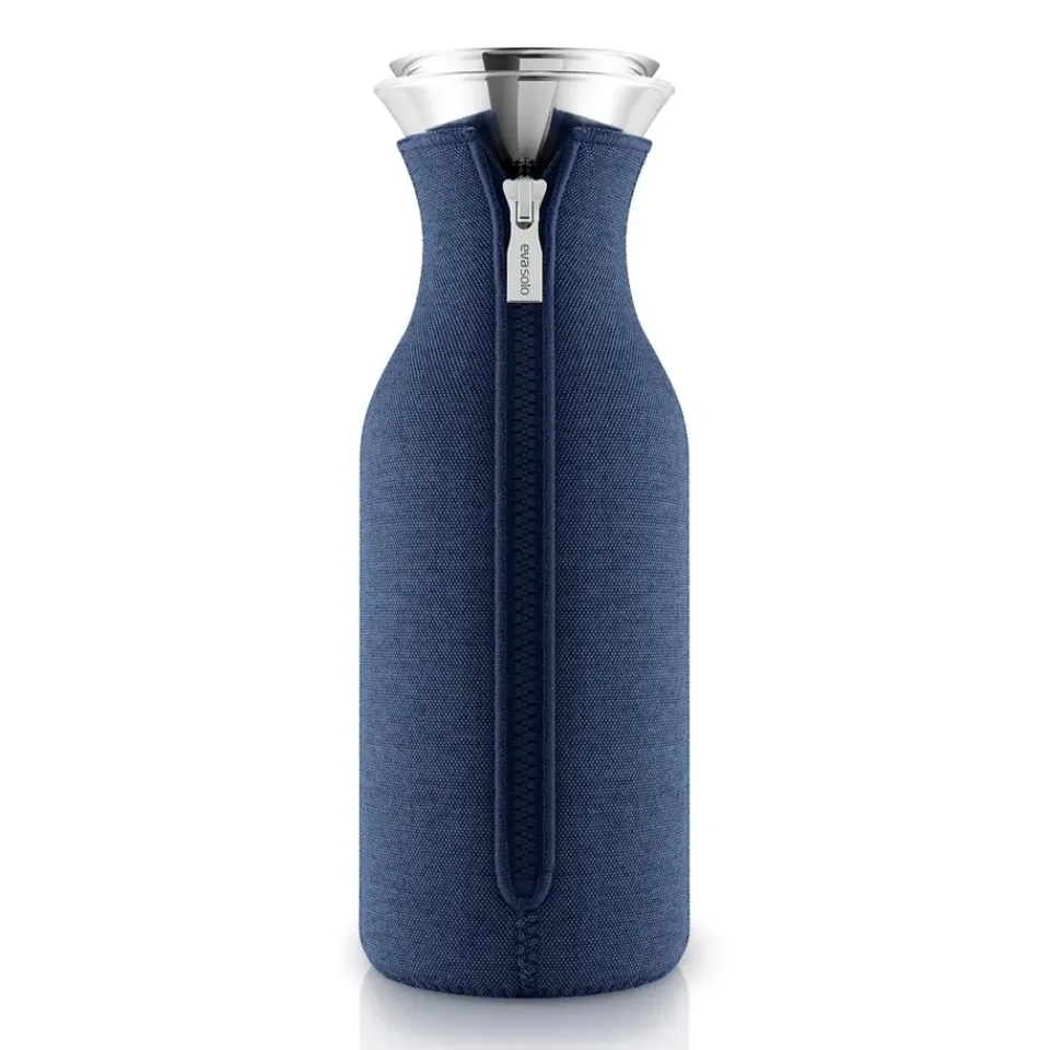 Best Eva Solo fridge carafe woven cover, navy Blue