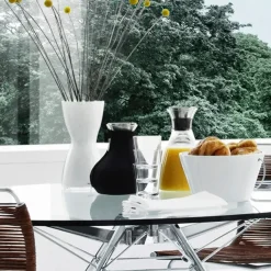Water Jugs And Carafes^Eva Solo glass carafe 1 L, Stainless steel Silver-colouredTransparent