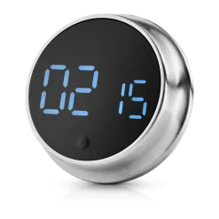 Outlet Eva Solo magnetic timer, Brushed steel Silver-coloured