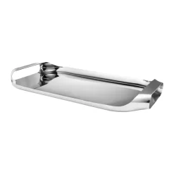 Trays^Eva Solo serving tray 25x43 cm, Polished steel Silver-coloured