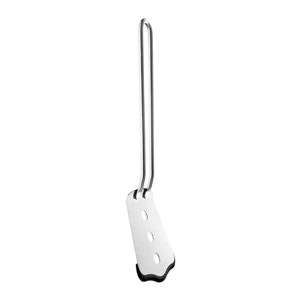 Fish Slices & Spatulas^Eva Solo spatula with silicone short 25.5 cm, Polished steel Silver-coloured