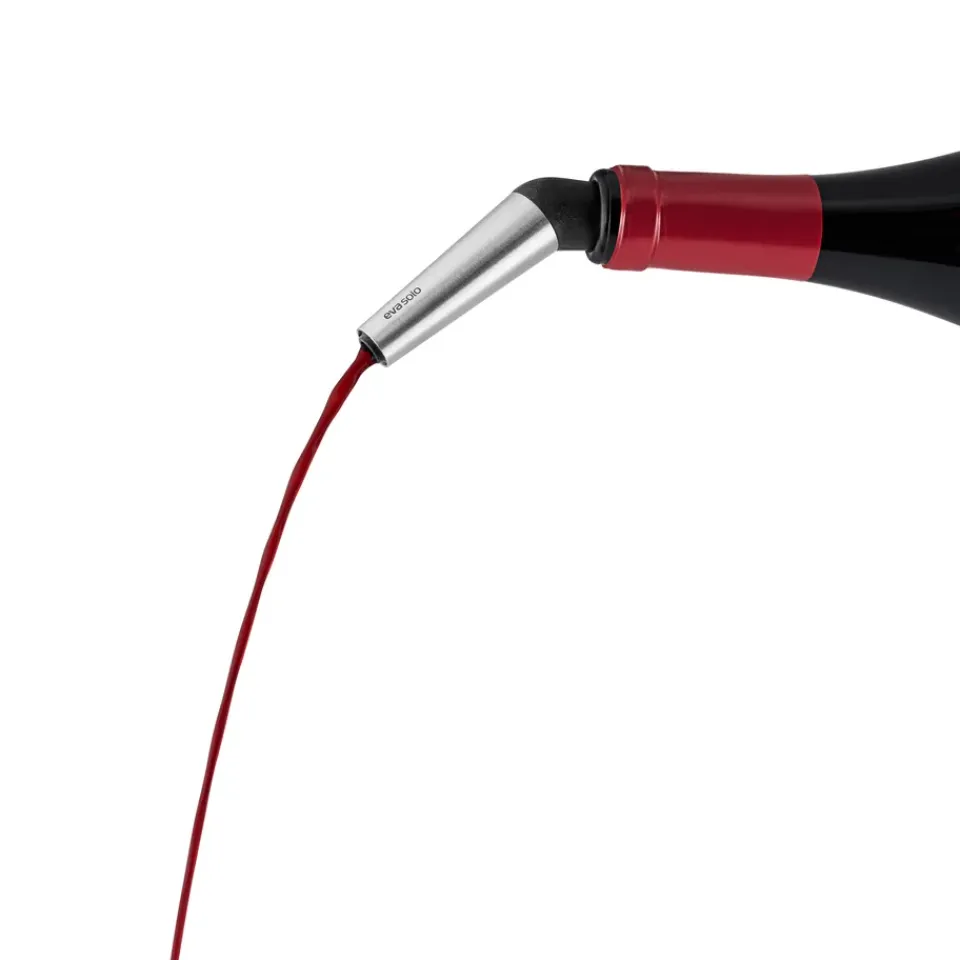 Clearance Eva Solo wind decanting stopper, Black-silver Silver-coloured