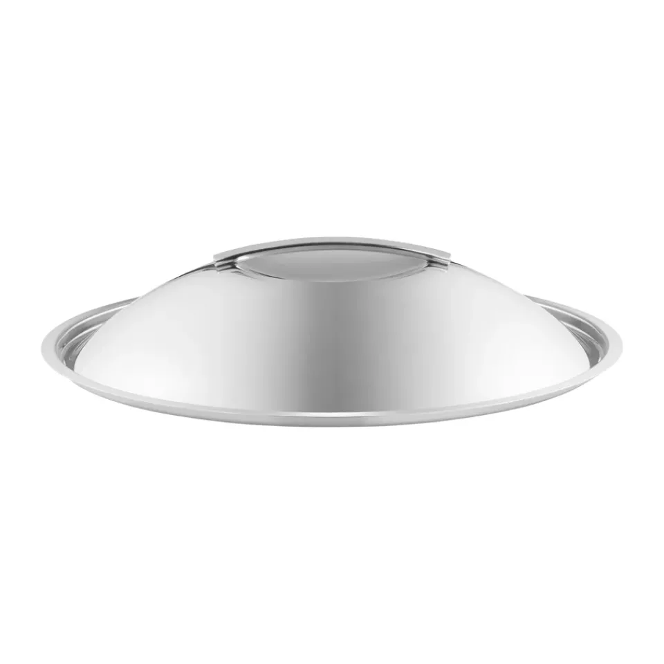 Lids & Accessories^Eva Solo Eva Trio curved lid recycled stainless steel, Ø32 cm Silver-coloured