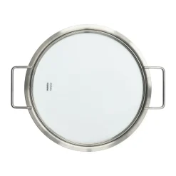 Lids & Accessories^Eva Solo Eva Trio glass lid recycled stainless steel, Ø24 cm Silver-coloured
