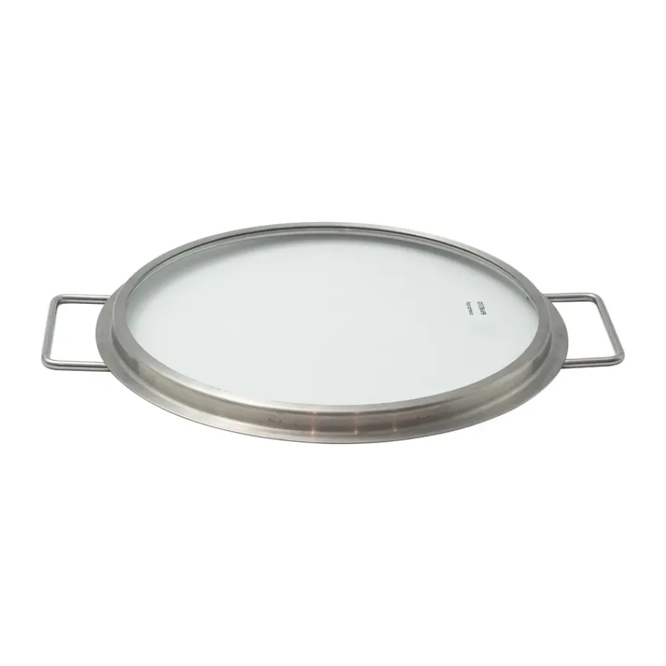 Lids & Accessories^Eva Solo Eva Trio glass lid recycled stainless steel, Ø24 cm Silver-coloured