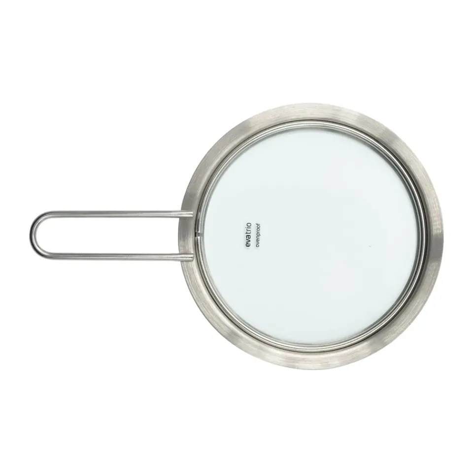 Lids & Accessories^Eva Solo Eva Trio glass lid recycled stainless steel, Ø16 cm Silver-coloured