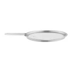 Eva Solo Eva Trio glass lid recycled stainless steel, Ø20 cm Silver-coloured