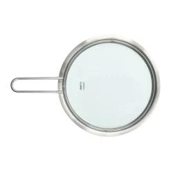 Eva Solo Eva Trio glass lid recycled stainless steel, Ø20 cm Silver-coloured